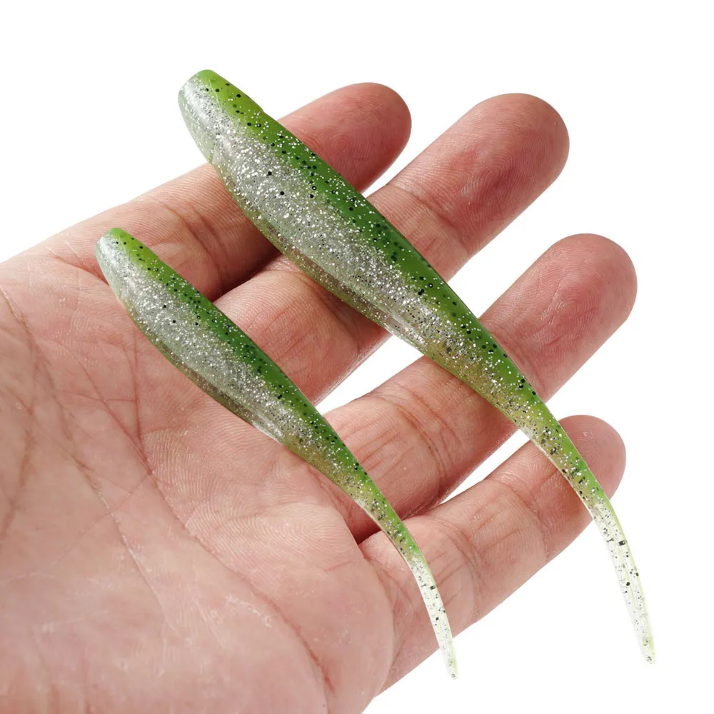 Sunmile Shad Jerkbait flotante – Señuelo de vinilo para lubina - imagen 5