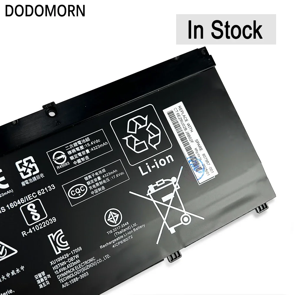 

NEW Laptop Battery For HP Omen 15-ce000 15-DC0000 For HP Pavilion 15-cb000 For HP Omen III Pro Series 15.4V HSTNN-DB7W