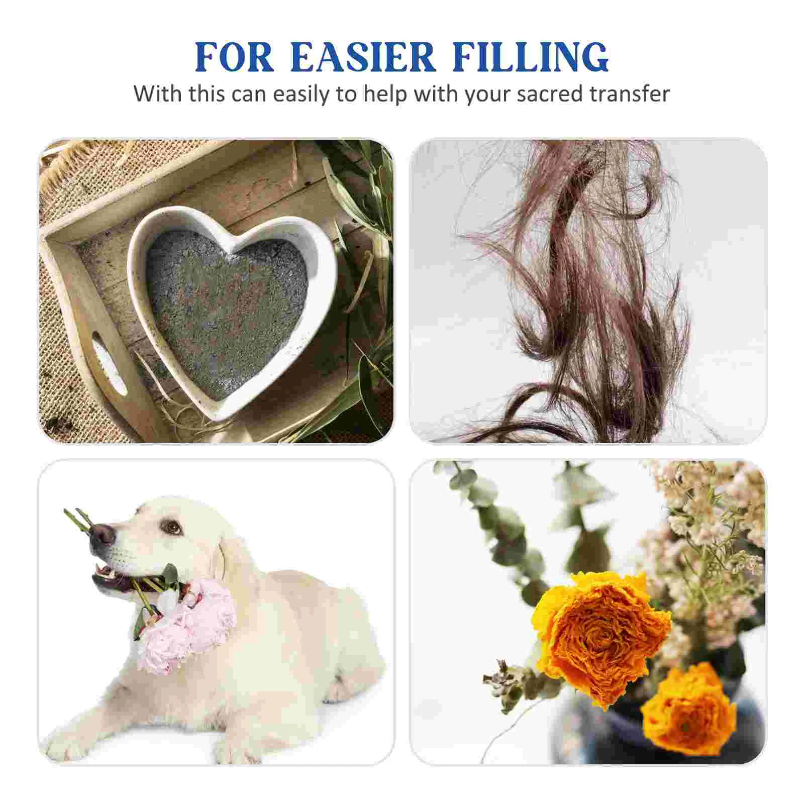 Cremation Jewelry Funnel Locket Small Funnels for Urn Mini Pet Stainless Steel Filling