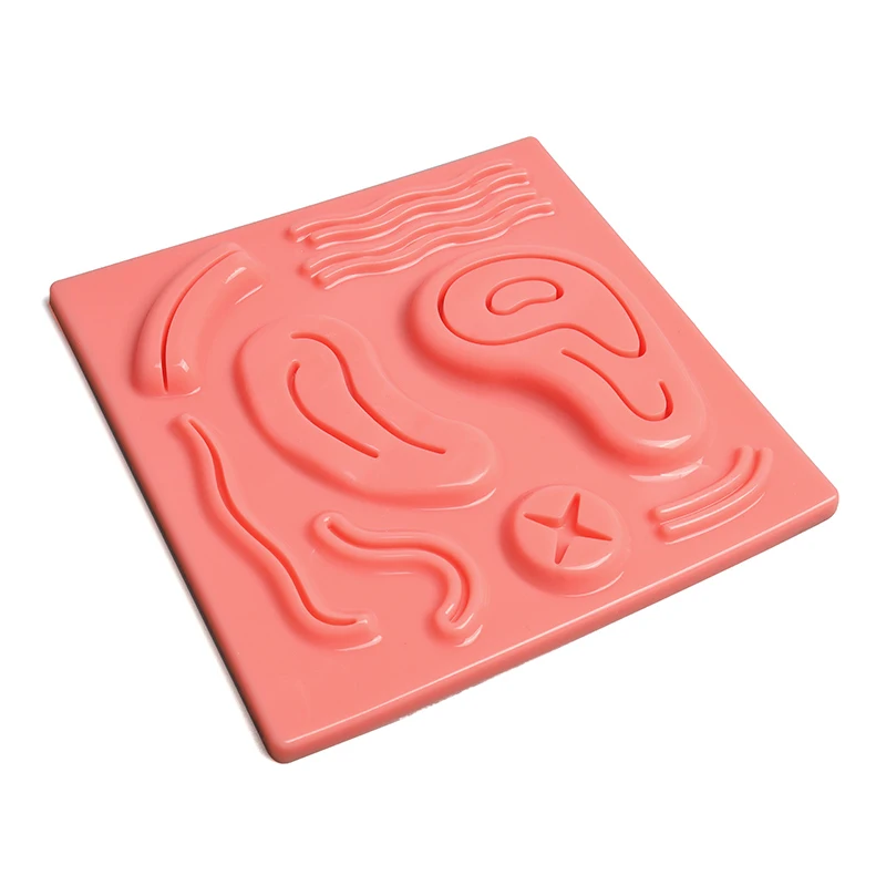 

Medical training 3D suture pad, laparoscopic emulator box 3D wound suture pad