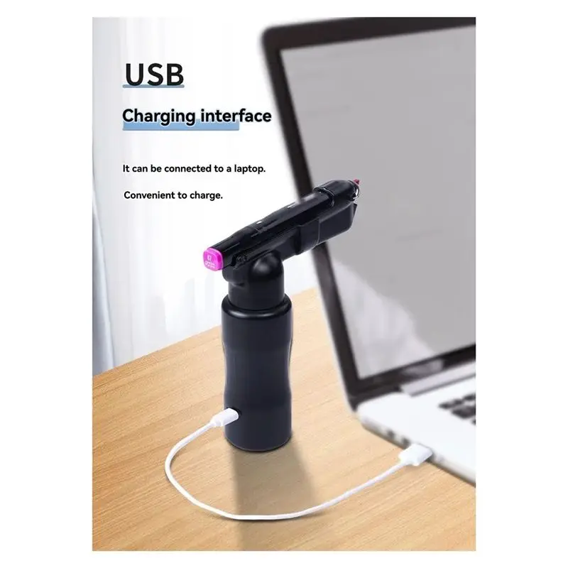 ABMI-Highada Suit Parts Accessories Marker Pen Spray Gun Rechargeable Portable Air Pump Model Handheld Coloring Tool,