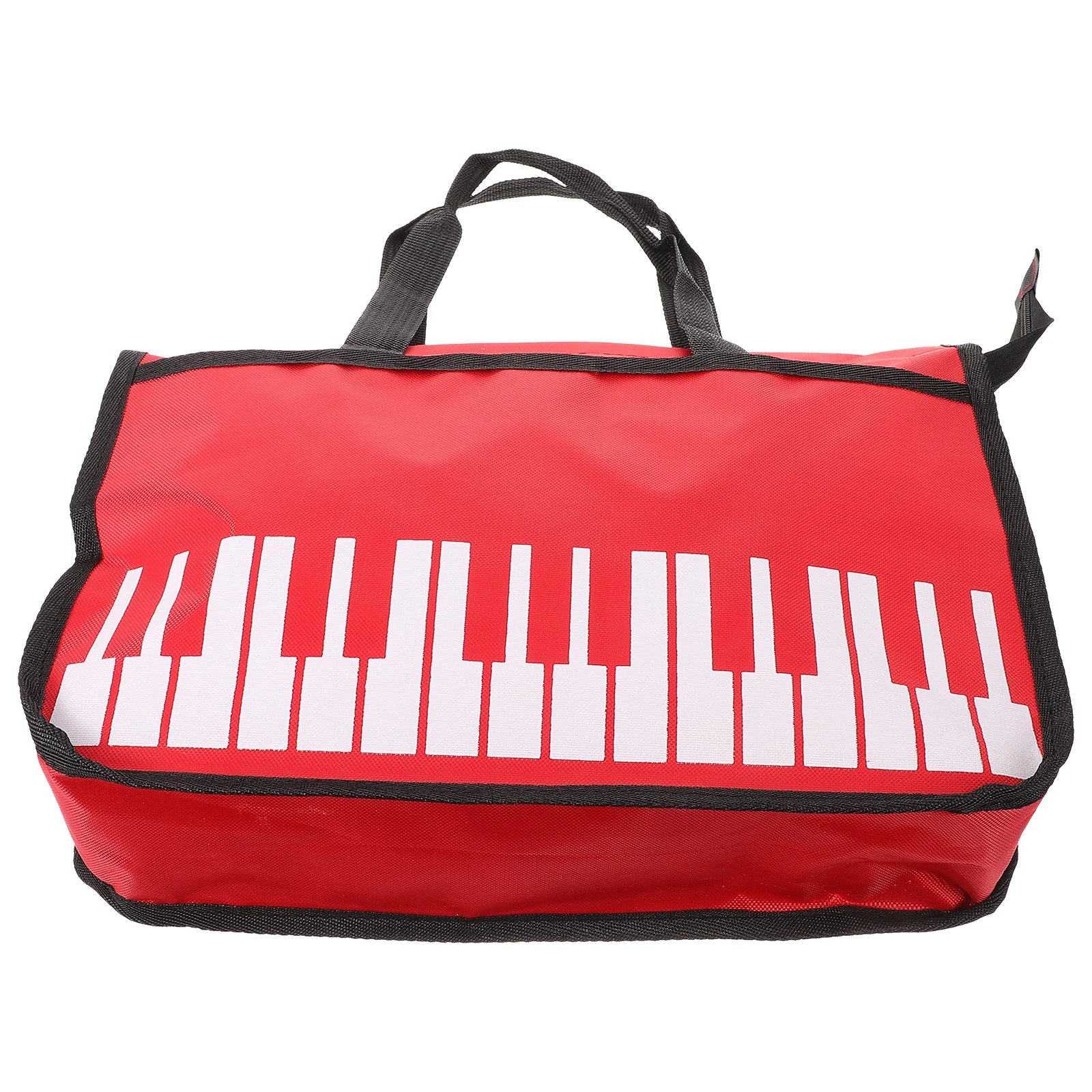 

Music Sheet Bag Piano Keyboard Pattern Waterproof Storage Pouch for Sheet Music Score Holder with Zipper Closure