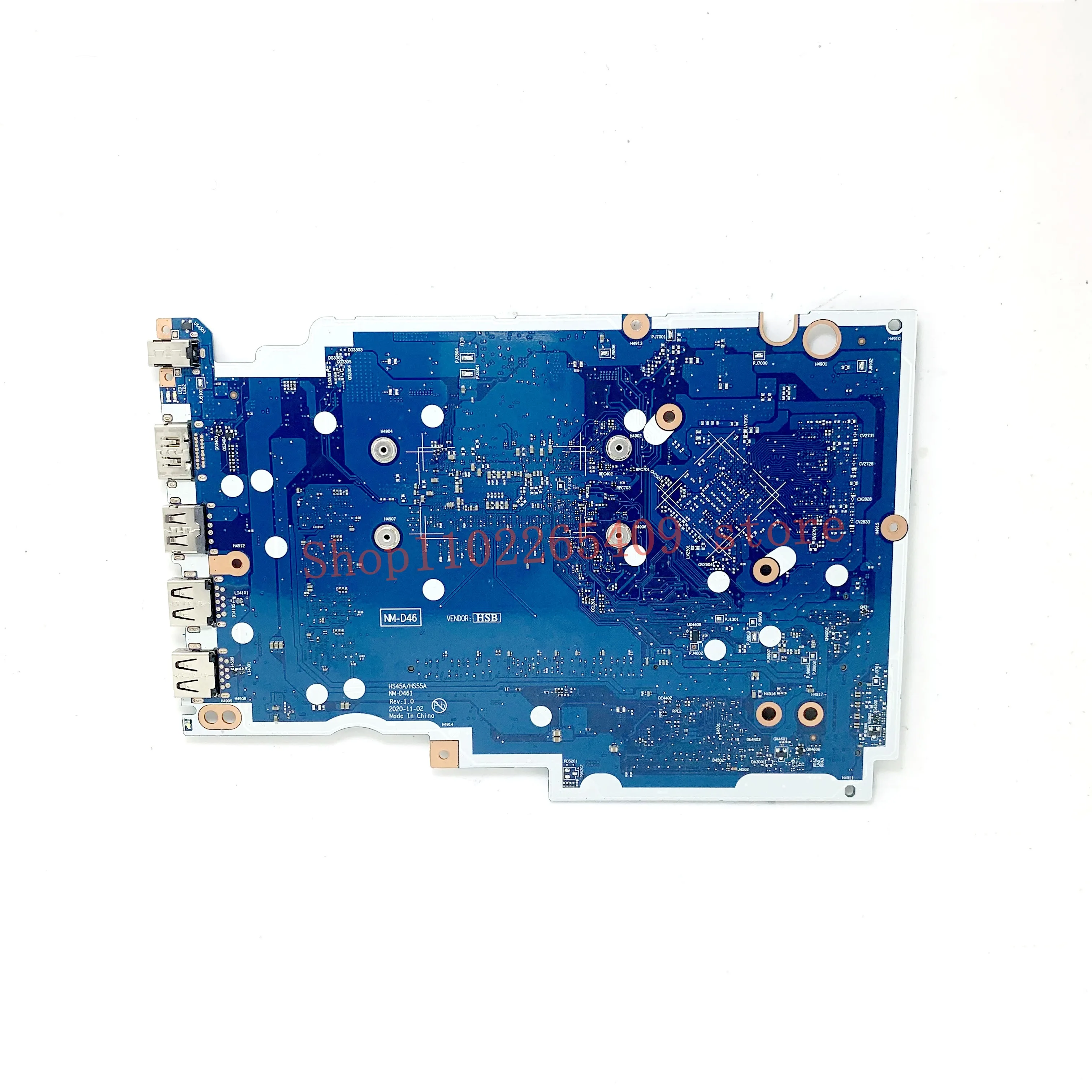 HS45A/HS55A NM-D461 Mainboard With SRK04 I5-1135G7 CPU For Lenovo IdeaPad 3 15ITL05 Laptop Motherboard 5B21B84475 4GB 100%Tested