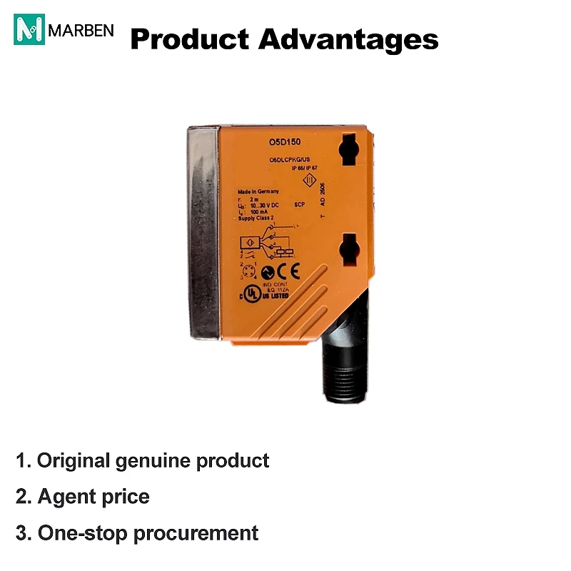 Brand New Original O5D150 O5DLCPKG/US Laser Ranging Sensor Background Suppression Photoelectric Switch