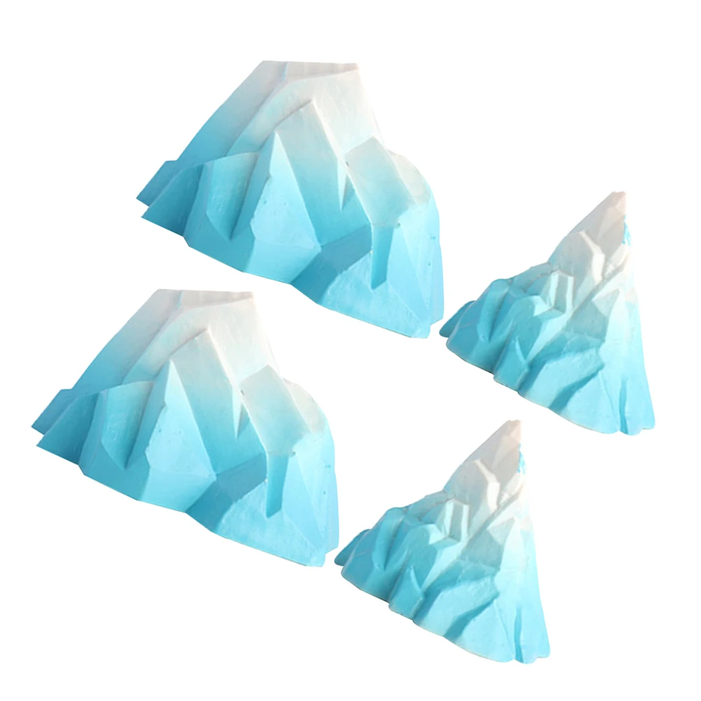 فيض الديكور 2 مجموعات صغيرة Floeberg نموذج بولي كلوريد الفينيل زخرفة صغيرة خزان الأسماك الجبال مناسبة جميع الأحجام مستقر أسفل صغير #5