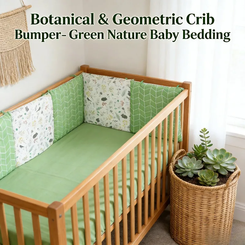 

Бампер для детской кроватки INS, новый хлопковый бампер с мультяшной вышивкой, свободно комбинированный марлевый спинка для кровати, комплект детского постельного белья