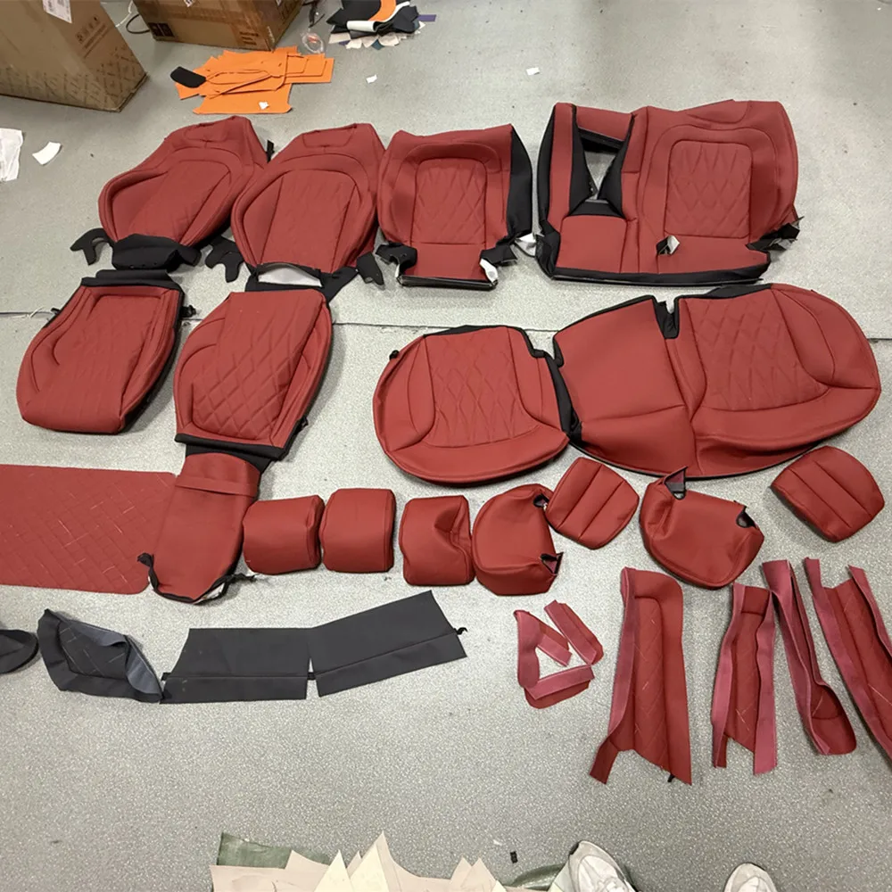 G Wagon Leather Seat Covers Customized Colors and Stitching for Mercedes G Class W463 W464 W465