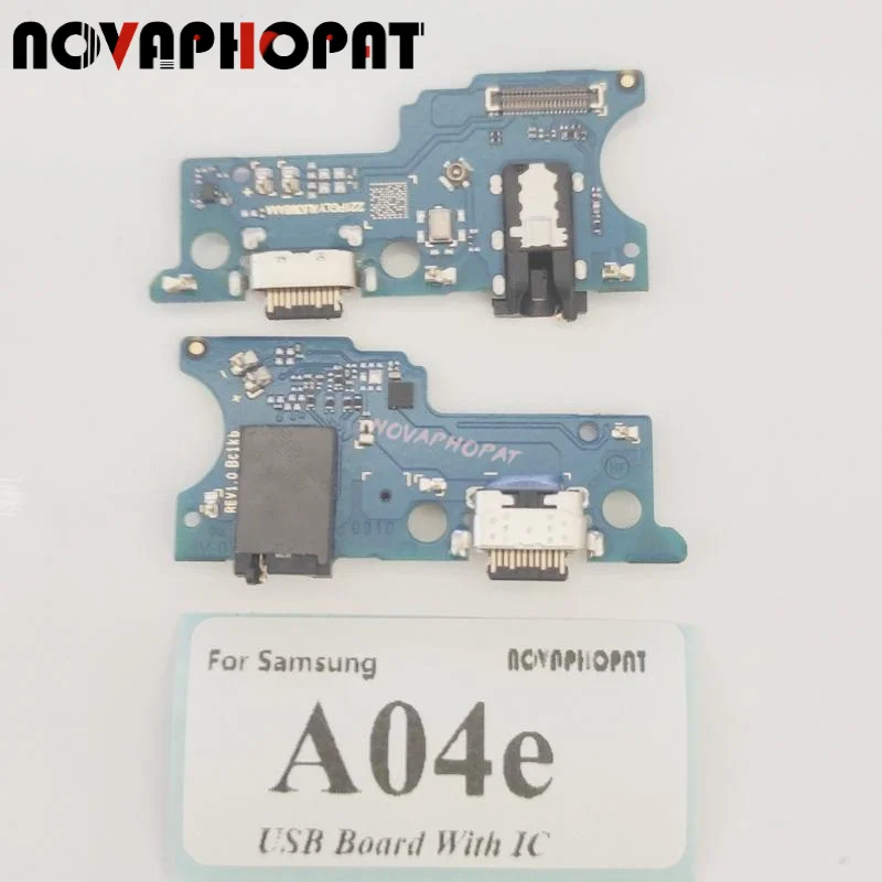 

For Samsung Galaxy A04 / A04E / A04S USB Dock Charger Port Plug Headphone Audio Jack Microphone MIC Flex Cable Charging Board