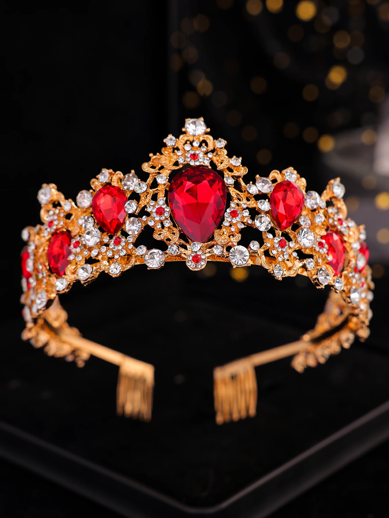 

Европейская и американская ретро-корона, свадебная корона в стиле барокко, королева, корона, аксессуары для свадебного платья