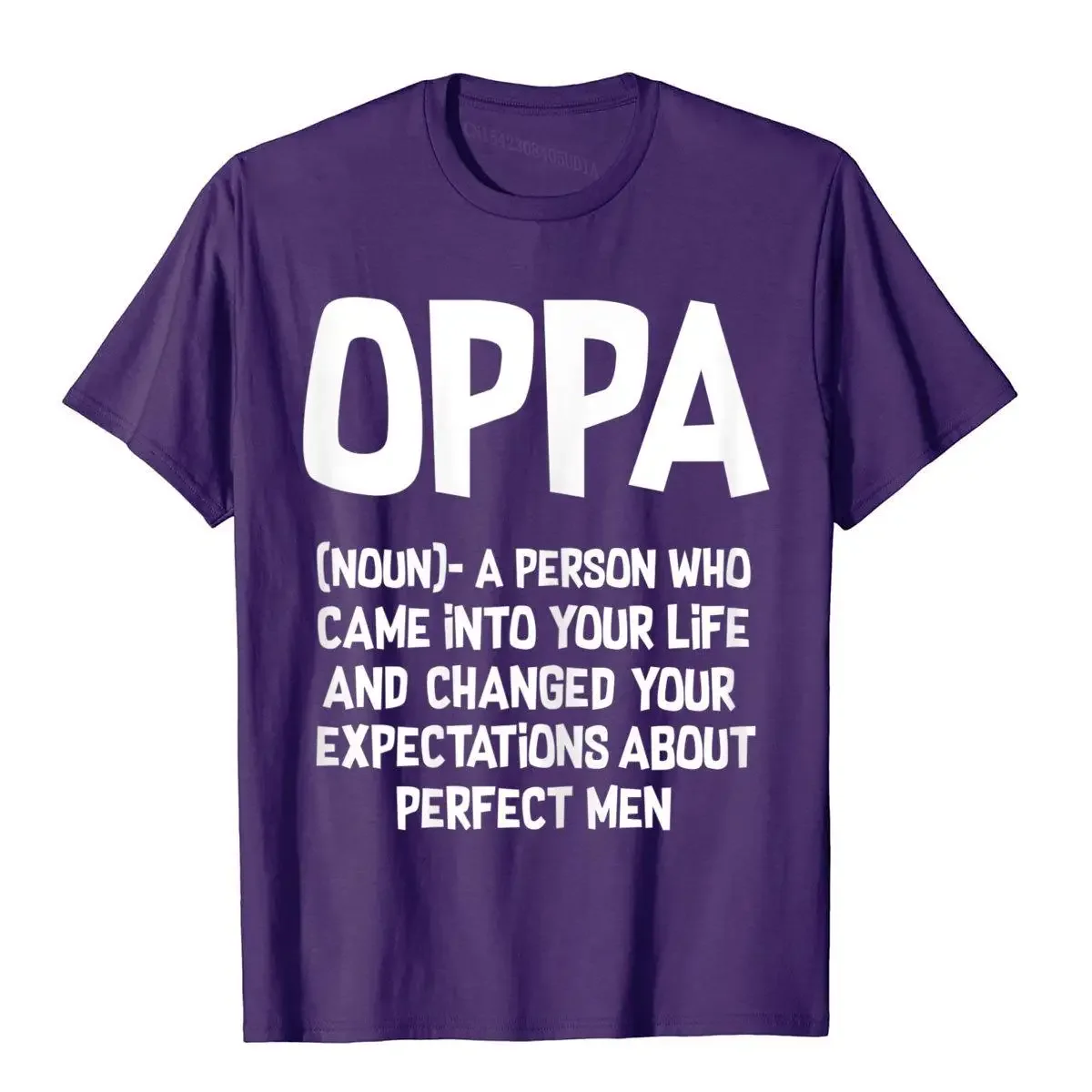 Oppa Definition K-Drama Fan Korea Saranghae Love Hangul T-Shirt 3D Style Top T-Shirts For Men Cotton Tees Party New Design