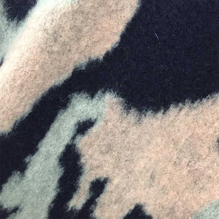 

Высококачественная трикотажная шерстяная ткань Thiened 3D для одежды, материал пальто, эластичная трикотажная ткань с пушистой текстурой