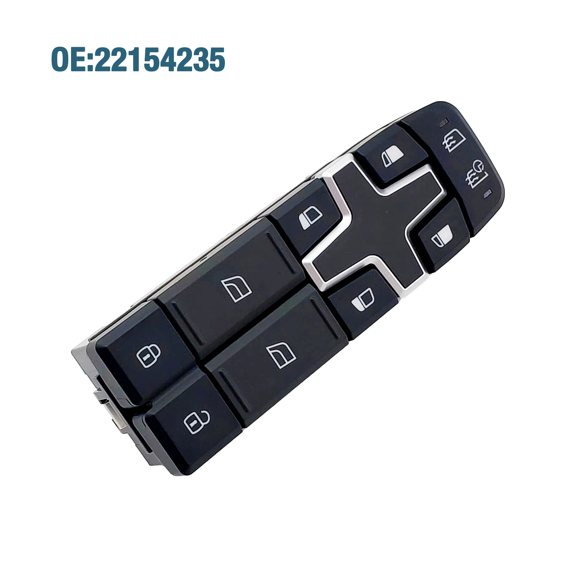 

3 pins 12V OE 22154235 22154285 For Volvo Trucks FH FM Series 1998-2013,Power Master Window Glass Lifter Control Switch Button
