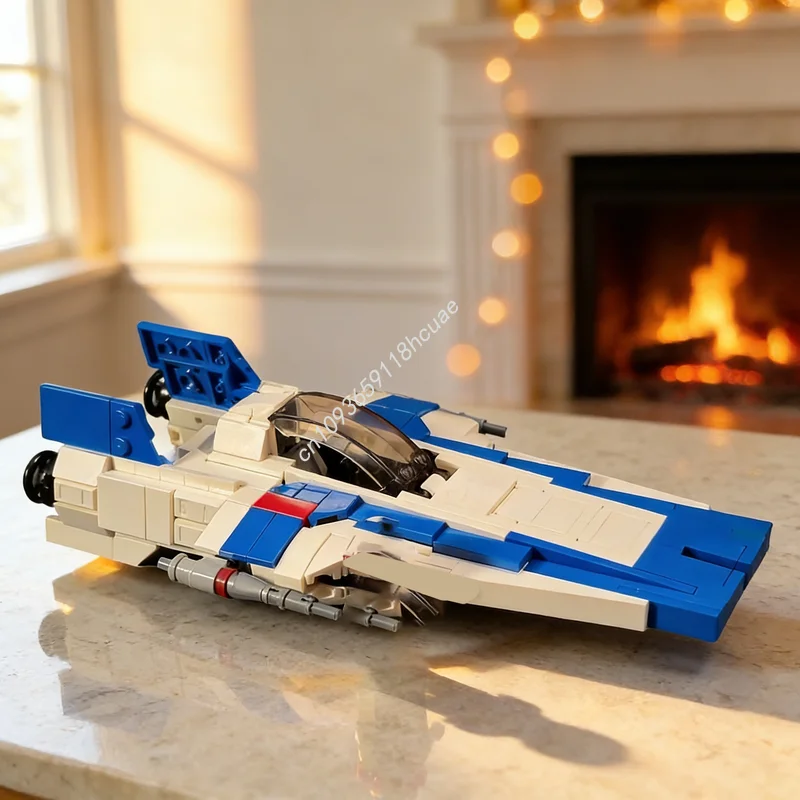 420pcs MOC Star Battle Resistance RZ 2 A Wing Version Model Building Toy Blocks Christmas Gifts Construction Idea Education