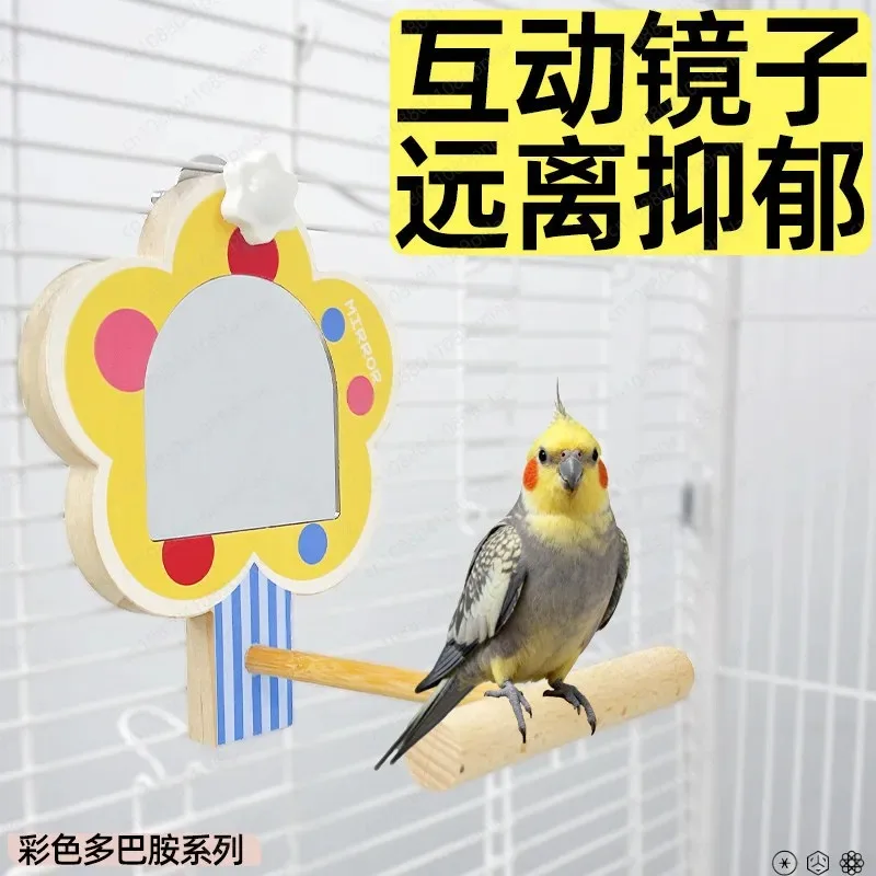 Parrot Wooden House Sleeping Nest, Chinchilla Hamster Rabbit Nest, Solid Wood Bird Nest Small House