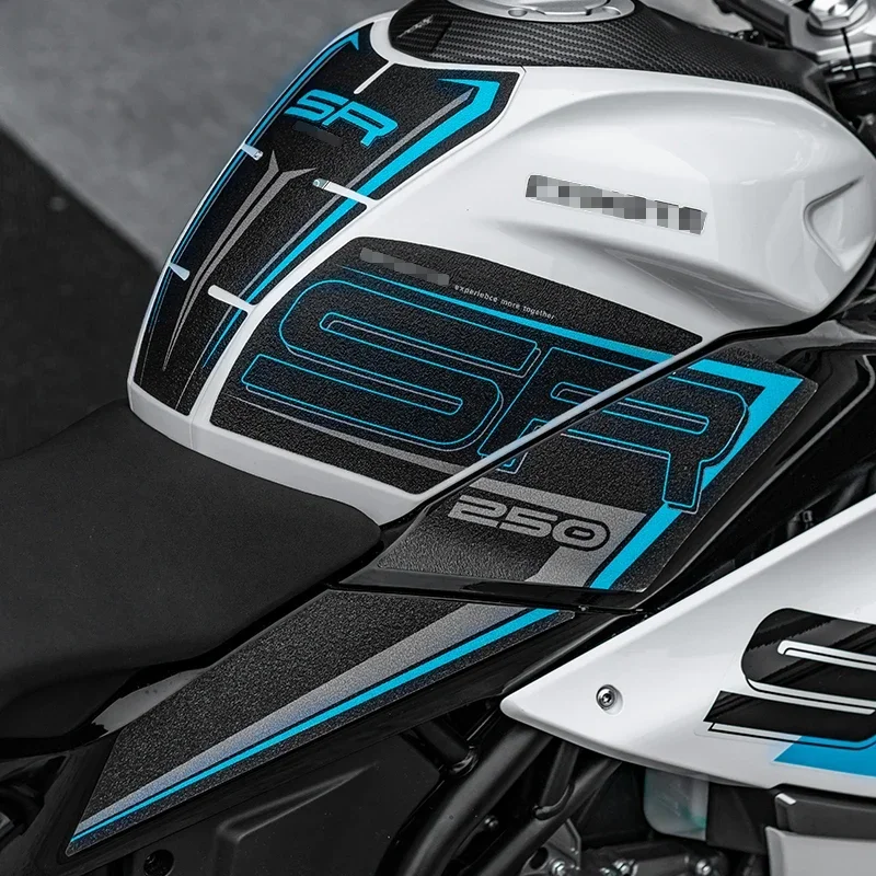 Für CFMOTO 250SR/300SR 2023 Motorrad Zubehör Gas Tank Pad Anti Slip Dekoration Von Fahrrad Kraftstoff Tank Schutz Aufkleber