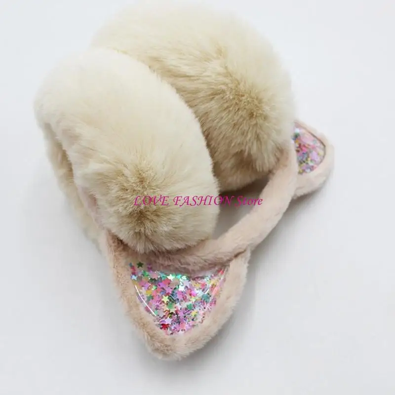 Furry Ear ấm hơn Snowboarding Fleecy Ear Muffs Thời tiết lạnh lẽo ngoài trời cho phụ nữ và trẻ ở mọi lứa tuổi Y166