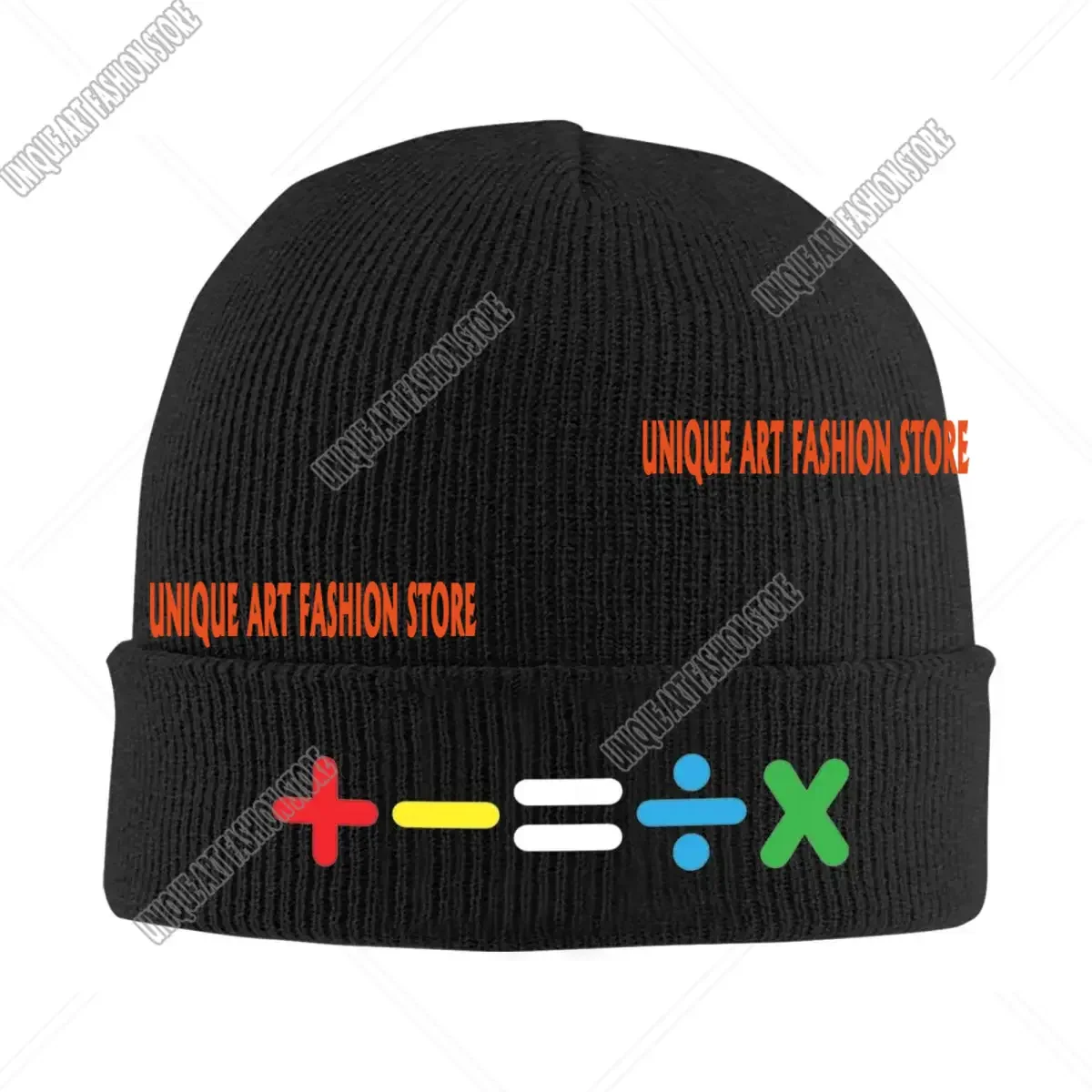 Mathematics Ed Sheeran Music Knitted Hat for Women Men Beanie Winter Hat Acrylic Warm Caps