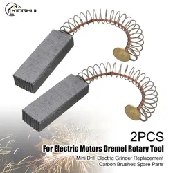 2/6 Uds 32x11x6mm cepillos de carbono Motor eléctrico cepillo de grafito martillo eléctrico taladro amoladora repuesto reparación pieza de repuesto