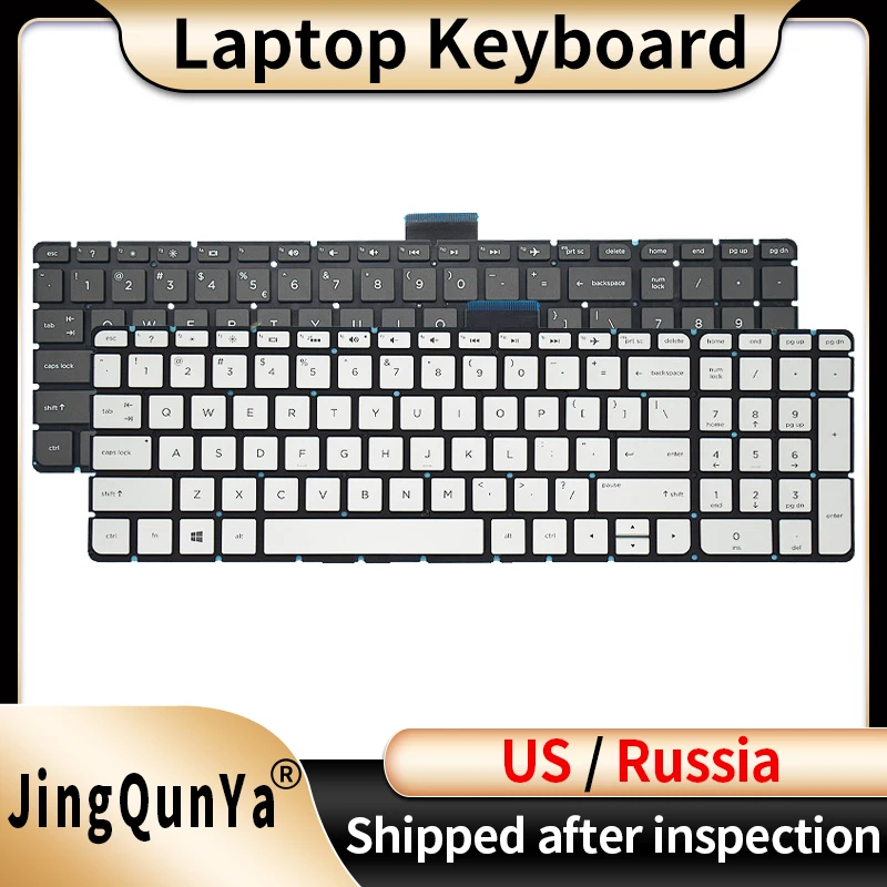 

US/RU/Russian Backlit Laptop Keyboard For HP Pavilion 15-AB 15-AN 15-AU 15-AK 15-AR 15-AQ 15-BC BK 17-G 17-AB Replacement