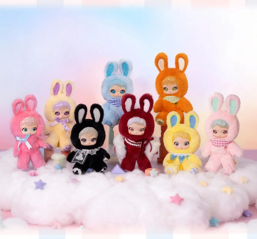 

Коллекционная фигурка Youbi YesRabbi: виниловая и плюшевая, в стиле Blind Box, милый декор, подарок для коллекционирования