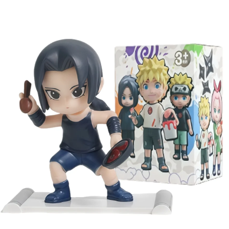 Blind Box Naruto Shippuden Kindheits-Serie Uzumaki Naruto Q-Version Überraschungsspielzeug Taschenanhänger Figuren Heimdekoration Schreibtisch-Deko – Detail 12