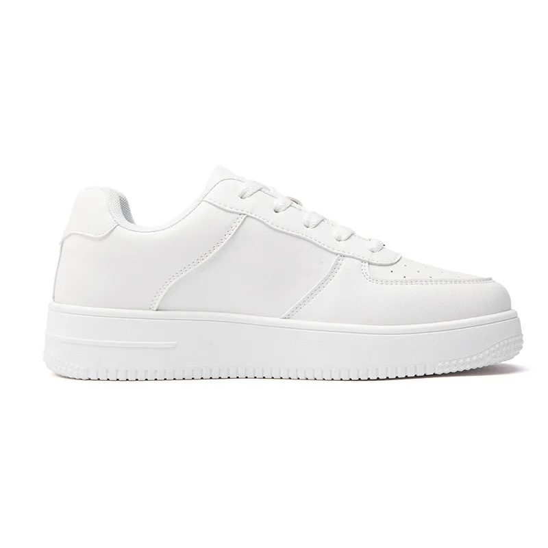 High Quality Leather Men Shoes White light Casual Sneakers Male Outdoor Non-slip Walking Teenager Vulcanized Footwear
