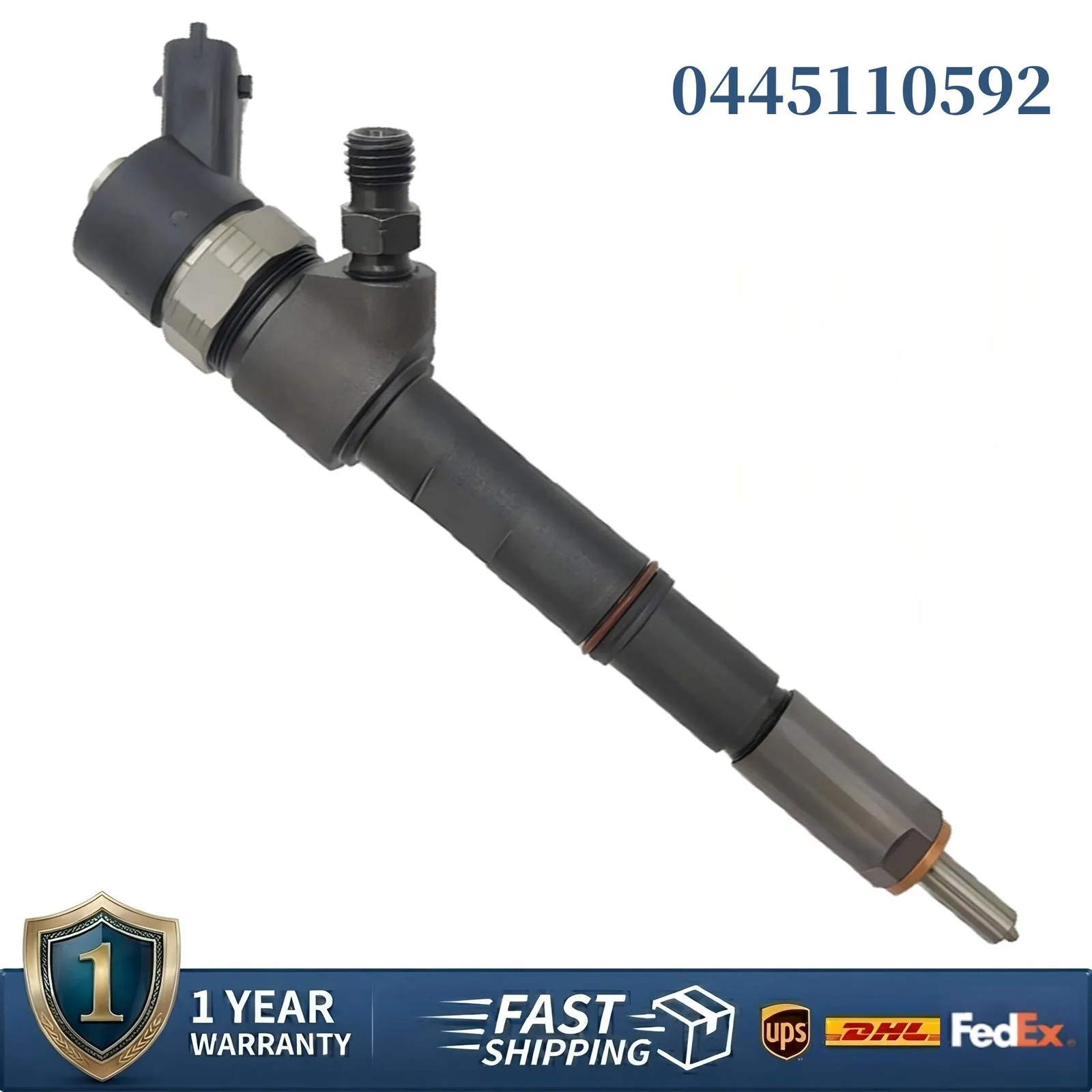 0445110592 Common Rail Diesel Fuel Injector for SAIC MAXUS T60