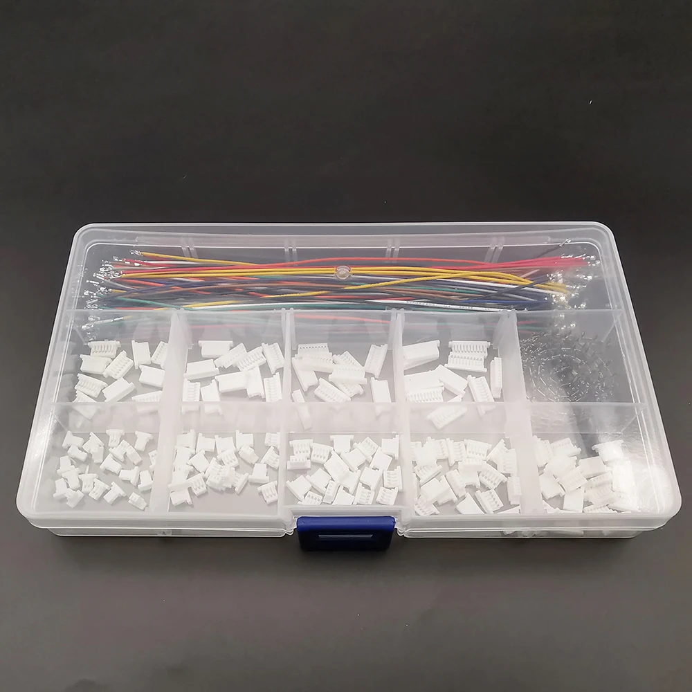 SH1.0-Anschlusssatz mit JST SH 1,0 mm 2/3/4/5/6/7/8/9/10-poligem Gehäuseklemme, vorgekrimptes Drahtkabel, 15 cm, 28 AWG – Detail 2