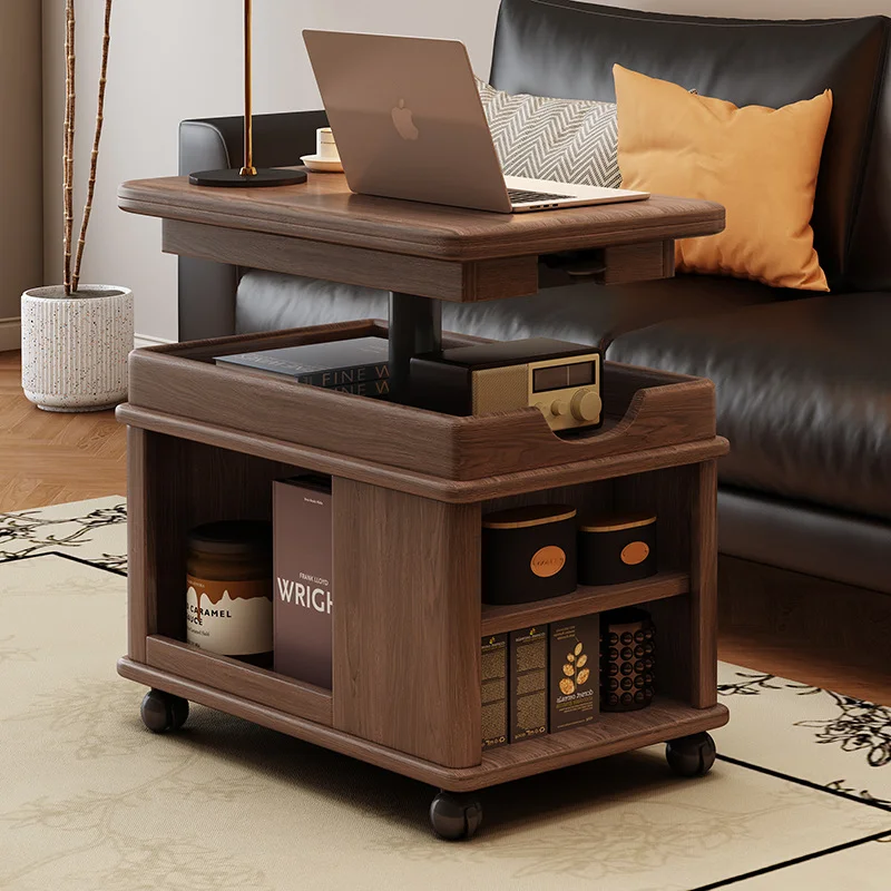 Extendable Luxury Coffee Tables Japanese Lift Wooden Adjustable Coffee Tables Modern Floor Mesa De Centro Furniture Home