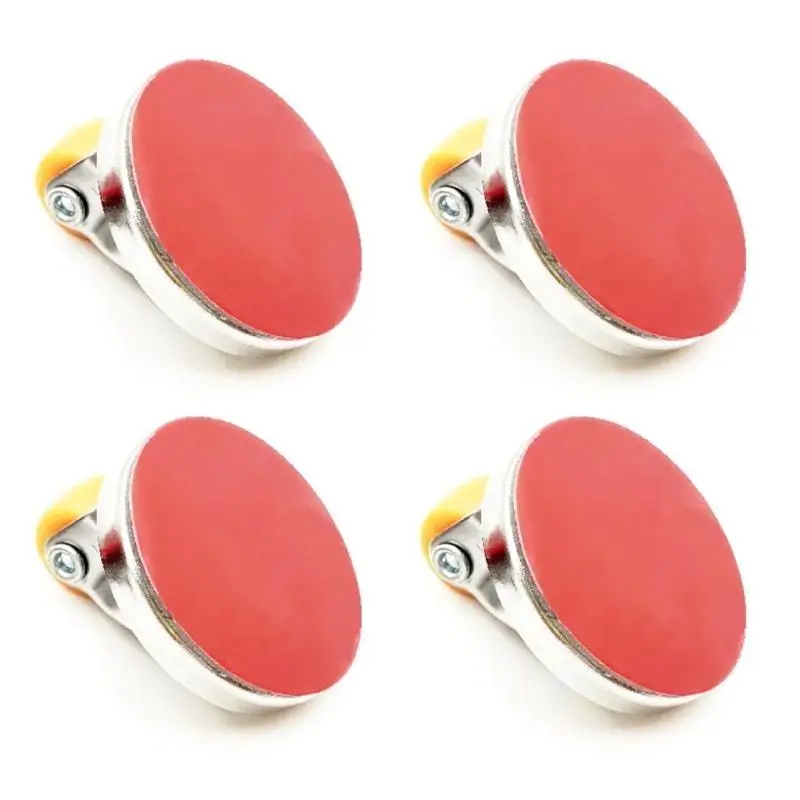 Pack of 4 Portable Adhesive Casters for Kitchen Appliances 0.5 Inch 360 Degree Swivels Small Wheel Convenient for Easy Movement