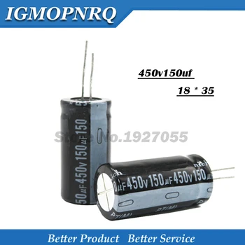 Eletro Capacitor eletrolítico, 450v150uf, 150 uf450v, 18x35, 450v, 150 uf, 18x35, 5 PCes