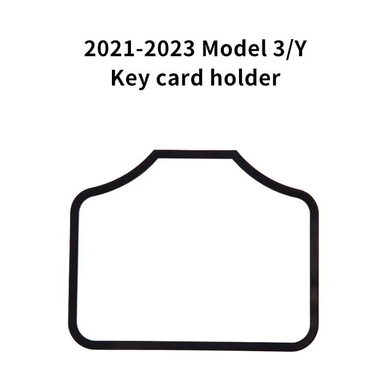 Carbon Flash Autosleutel Positie Motor Start Kaarthouder Fixer Beperken Sticker Voor Tesla Model 3Y Interieur Auto Decoratie