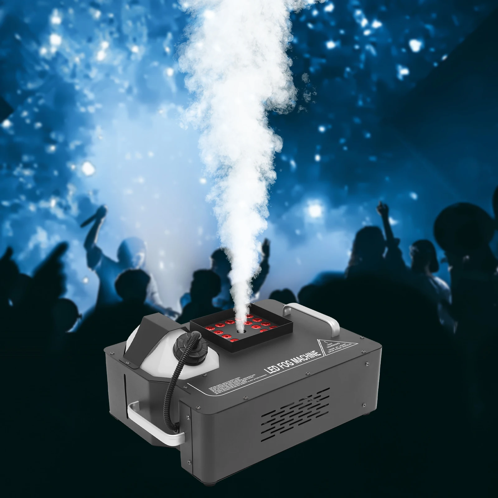 LED Fog Machine 3 in11500W Party Wireless DJ Stage Smoke Fogger Spray