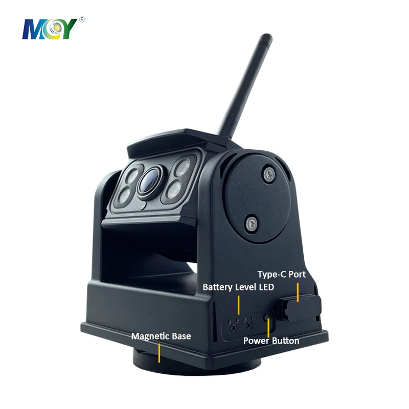 720P Waterproof Wireless Monitor RV Camper Magnet Front Reverse Rear View Camera With Rechargeable Battery