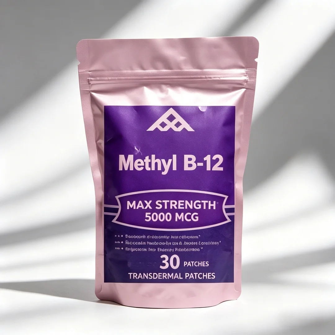 30 Patches Vitamin B12 Transdermal Patches Support To Help Boost Natural Energy, Benefit Brain Heart
