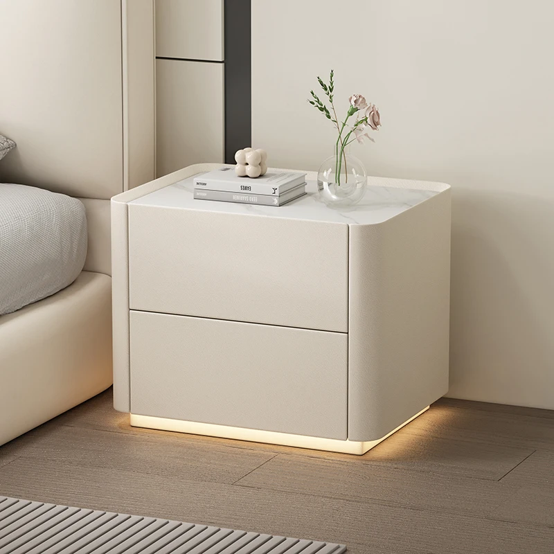 

Cream Wind Night Table Small Simple Versatile European Nightstand Unique Originality Style Mesitas De Noche Bedroom Furniture
