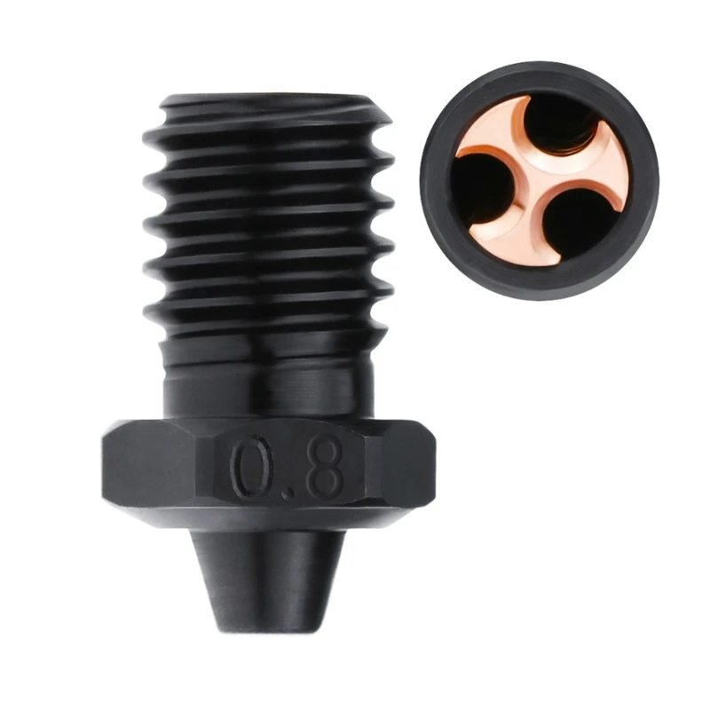 High Flow 3D Printer Printing Nozzle 0.4 0.6 0.8mm for E3DV6 3D Printer Nozzles