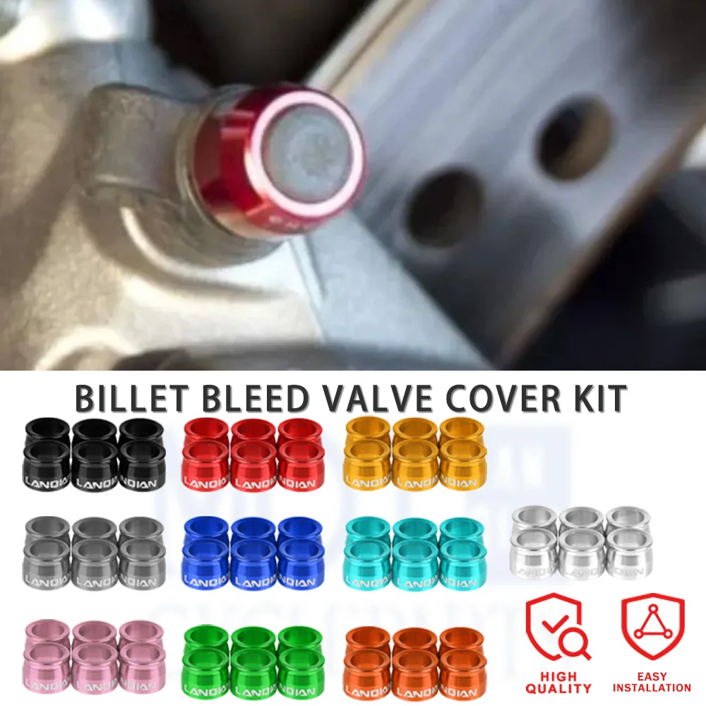

S1000RR Universal Motorcycle CNC Accessories Billet Bleed Valve Cover Kit FOR BMW S1000 RR 2009-2014 2013 2012 2011 2010 6PCS