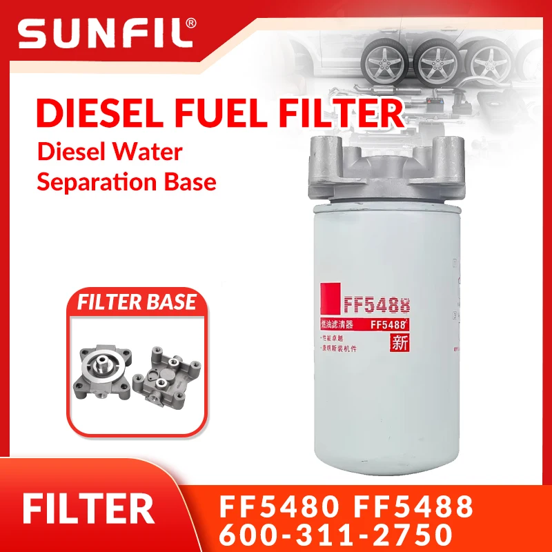 

Diesel Fuel Filter Base FF5480 FF5488 600-311-2750 Diesel Water Separation Base