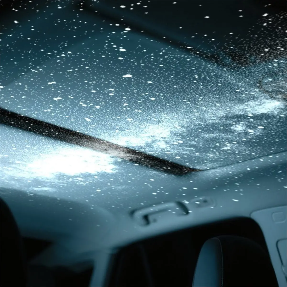 useful USB Car Ambient Light Atmosphere Large Range Projection Romantic Atmosphere Adjustable Focus Distance A