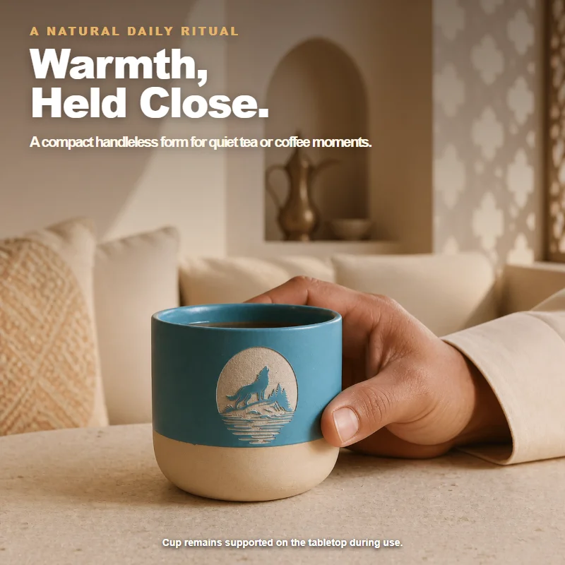 Elegant 220ml Handleless Ceram - Coffee Tea Latte recension och pris