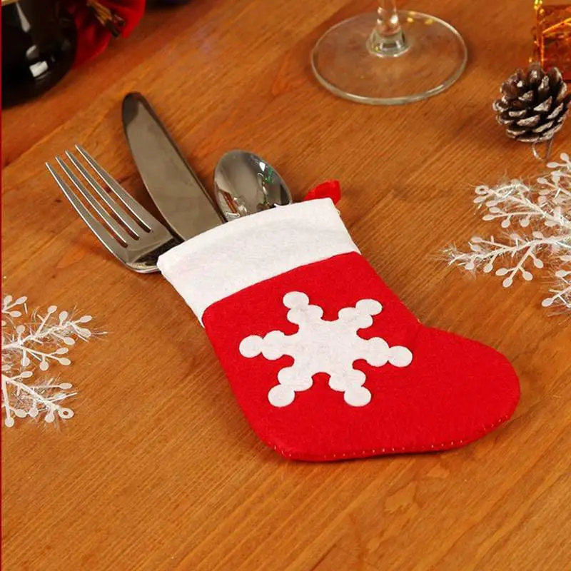Roter Weihnachtsmann, Weihnachtsmesser, Gabel, Bestecktaschen, Weihnachtsschmuck, Weihnachtsdekoration für Zuhause, 2025, Weihnachtsfeier, Weihnachten, Neujahr