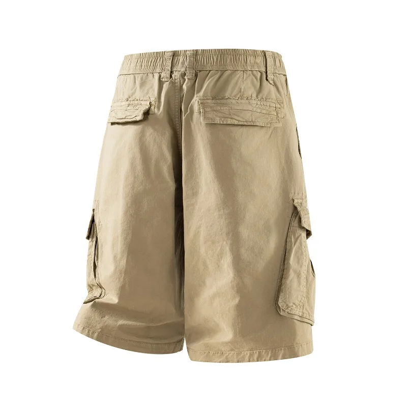 Man Cargo Shorts Casual Shorts for Outdoor Work Hiking Travel Durable Comfortable Multi Pocket Lightweight Fit Summer Sport Pant