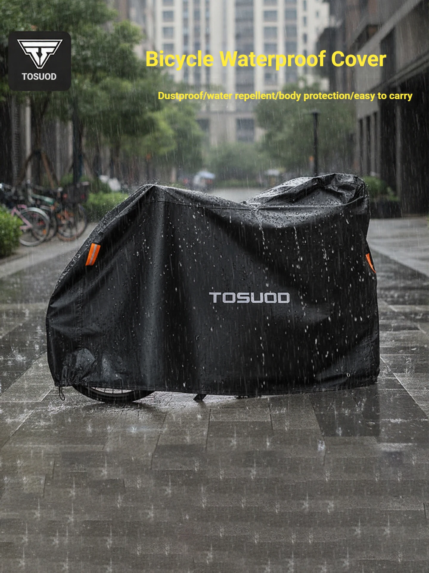 AliExpress TOSUOD Thickened bike rain cover, All-Inclusive Design Rain Snow Dust  New All Weather Protective Sunshade  Protective Covers