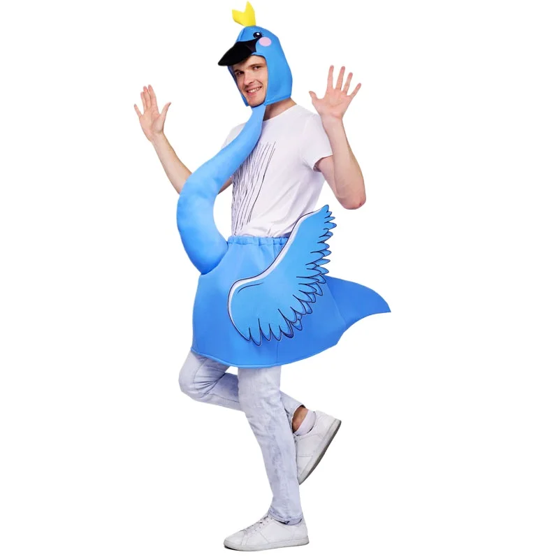 

Carnival Party Adult's Cosplay Blue Flamingo Performance Clothing