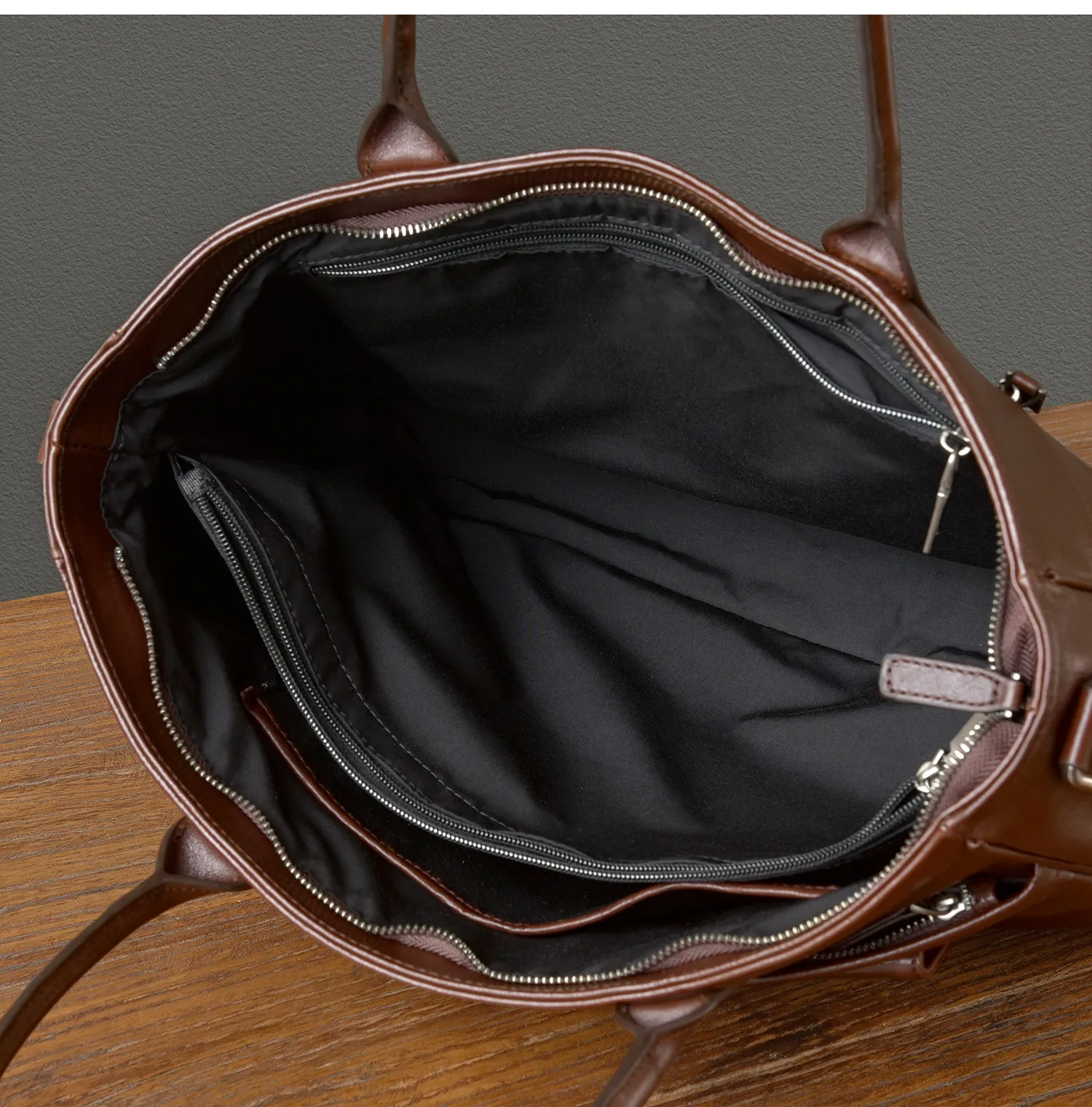PNDME Vintage hochwertige Herren-Aktentasche aus Rindsleder der ersten Schicht, Business-Luxus-Handtasche aus echtem Leder, Messenger-Tasche – Detail 15