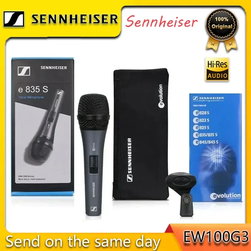 Sennheiser E835S Professional Original Microphone Wired Dyna