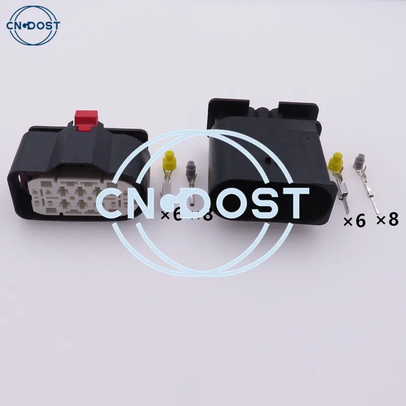 1 Set 14 Pin Car Waterproof Plug AC Assembly For Benz A0005459419 2294945-1 2-2294950-1 2-2294951-1 2-2294952-1 A0005459919