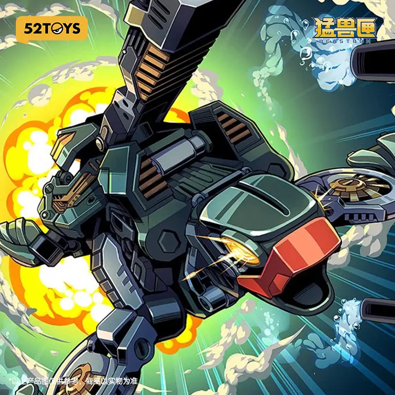 Beast Box Series Jetsam Wreck Reef Sea Turtle Transformable Model Kit Collectible Action Figure 52toys Hot Sale Birthday Gift