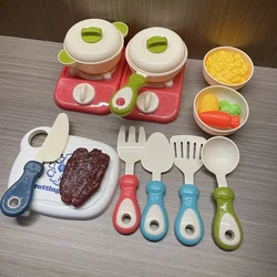 18PCS Children Kitchen Toys Set Cookware Kitchen Toys Simulated Fruits Cutting Toys Pretend Toys Christmas Gift